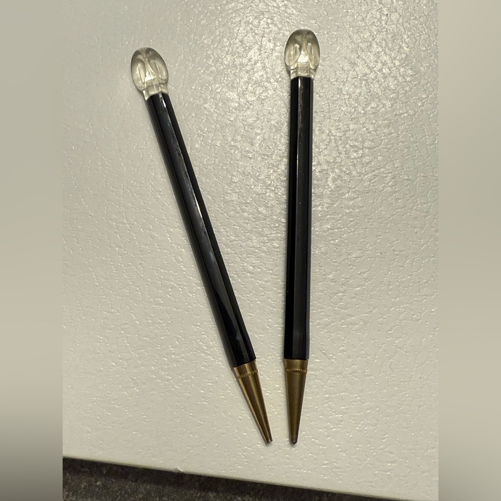 (Pair) Vintage “Stik” Mechanical Twist Pencils w/Phone Dialer Tip